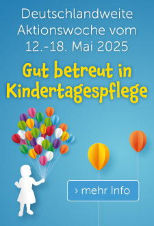 Banner Aktionswoche Kindertagespflege 2025